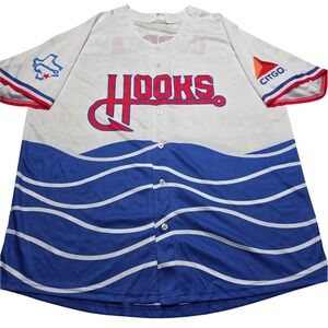 Corpus Christi Hooks Carlos Correa 1 Baseball Jersey White Blue‎ Wave Mens L